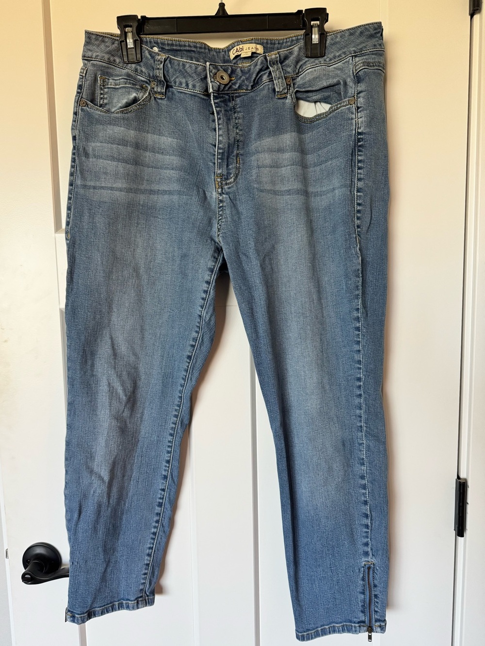 CAbi Women’s Skinny Jeans in Medium Blue